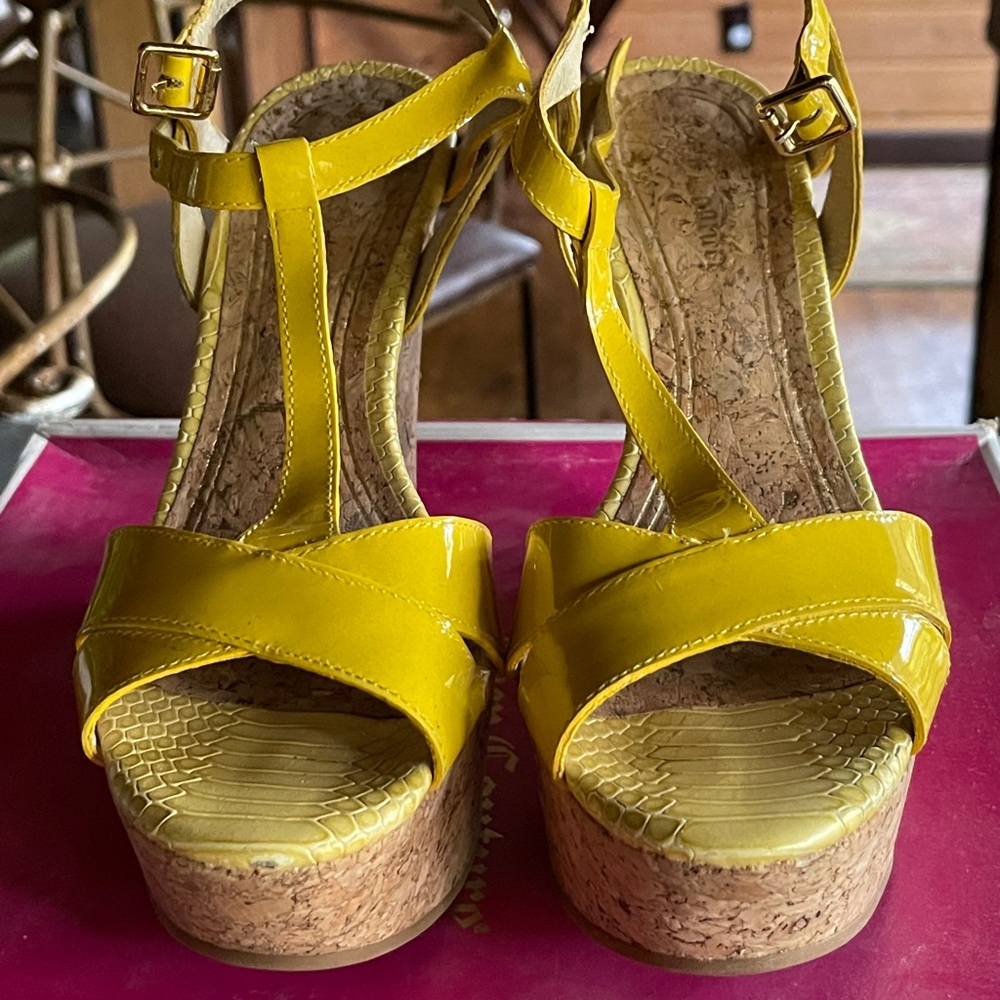 Dakota Juicy Couture wedge heels